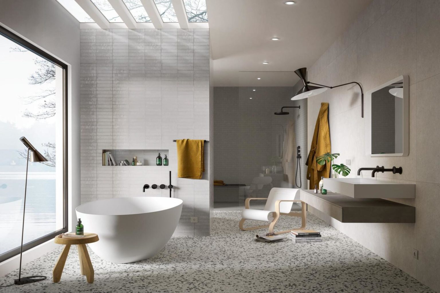 Piastrelle grandi formati per bagno Marazzi ceramiche e piastrelle ...