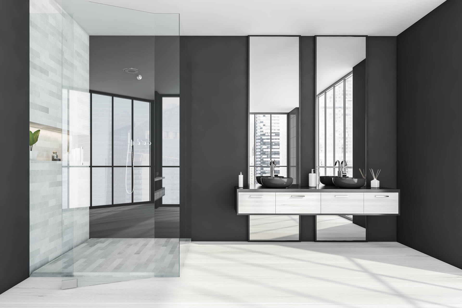 Agha outline: box doccia grandi dimensioni